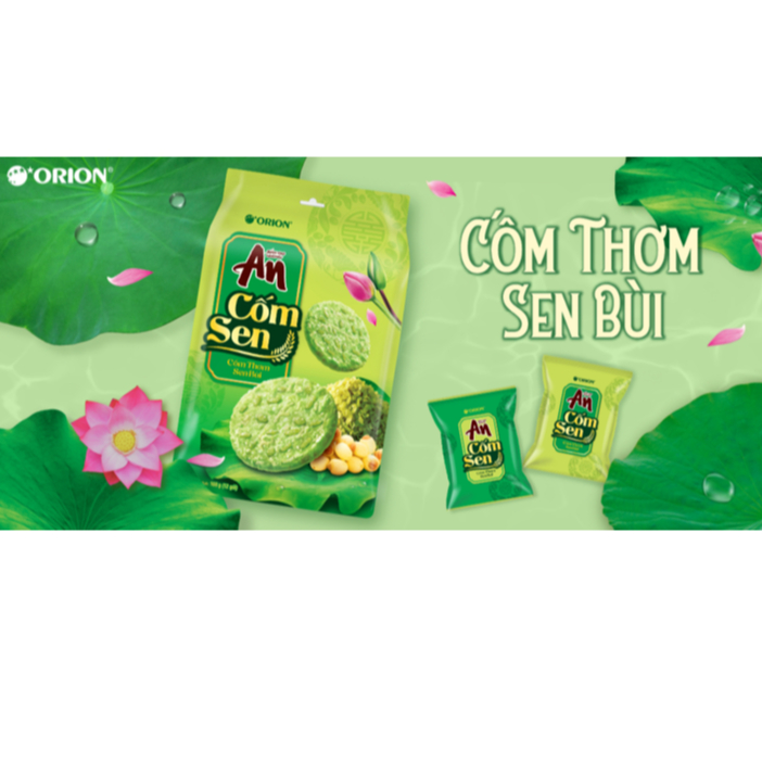 Bánh Gạo Nướng An Cốm Sen 168g ORION
