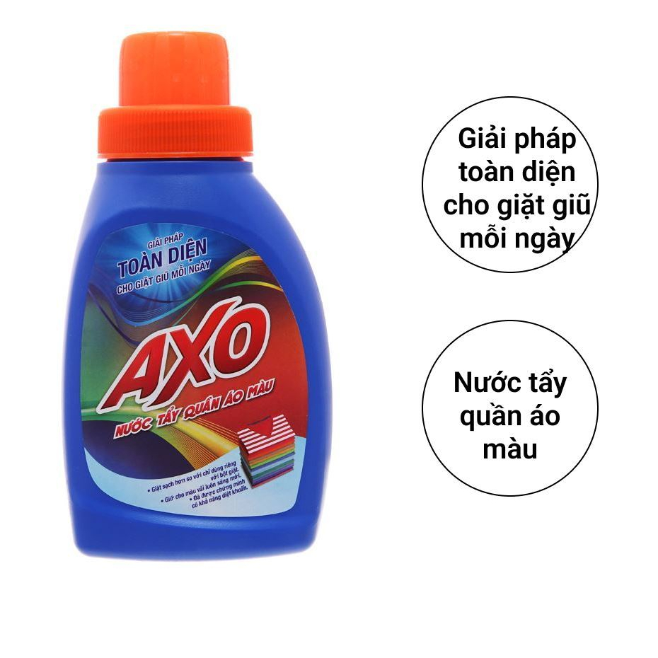 Nước giặt tẩy quần áo màu Axo 400ml
