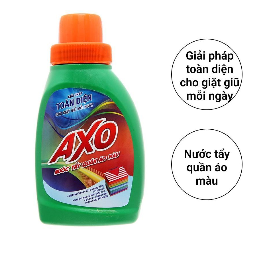 Nước giặt tẩy quần áo màu Axo 400ml
