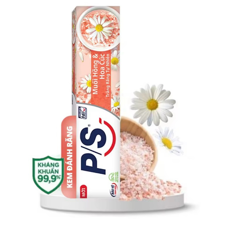 Kem Đánh Răng P/S Muối Hồng và Hoa Cúc 230g