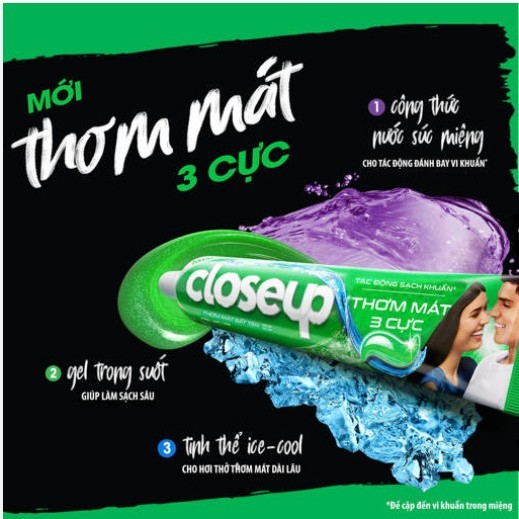Kem Đánh Răng Closeup Thái Lan 180g