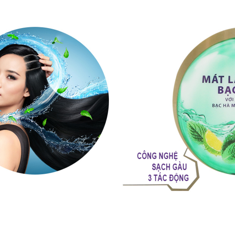 Dầu Gội Sạch Gàu Clear Mát Lạnh Bạc Hà 1.4kg