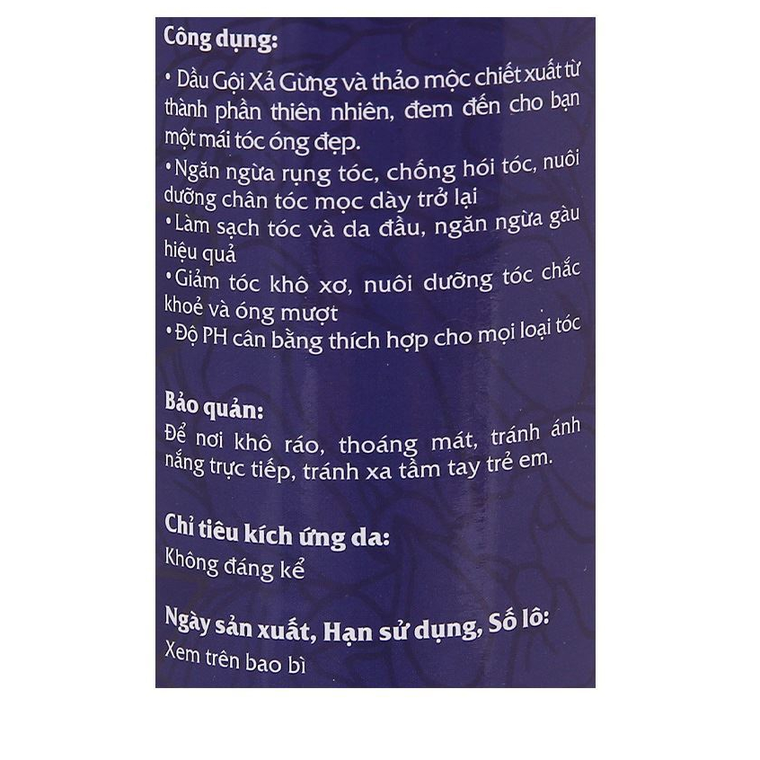 Dầu gội Xả Catchy Gừng Và Thảo Mộc 2in1 500ml