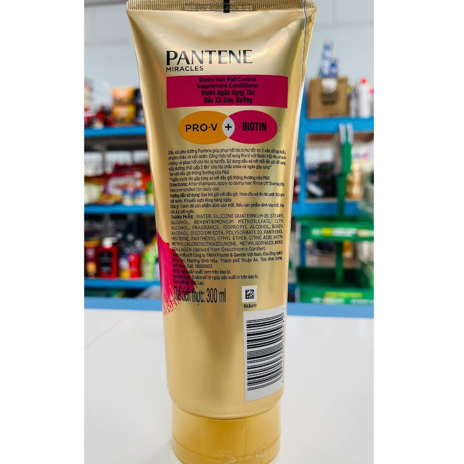 Dầu Xả Pantene Siêu Dưỡng Tóc, Ngăn Rụng Tóc 300ml