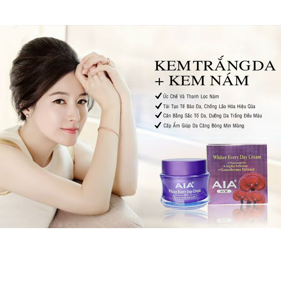 Kem trắng da AIA – Linh Chi – 10g - 20g