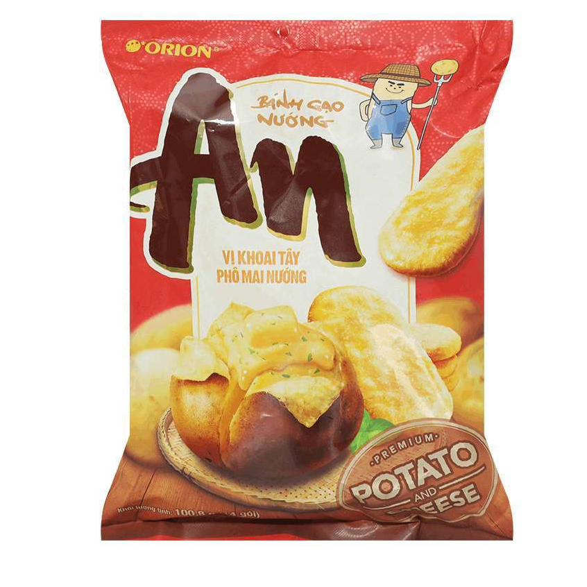 Bánh gGo Vị Khoai Tây Phô Mai Nướng Orion An Gói 100.8g