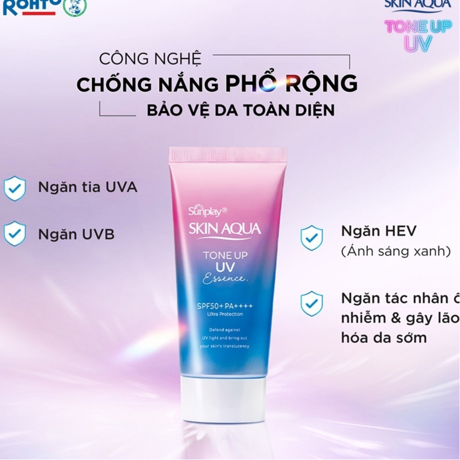 Kem Chống Nắng Nâng Tone Da Sunplay Skin Aqua Tone Up UV Essence -  Skin Aqua Tone Up UV Essence 80h