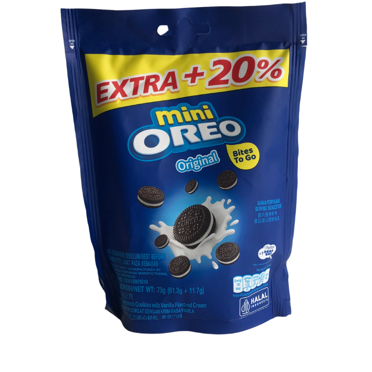 Bánh Quy Kem Socola Oreo Mini Gói 73g
