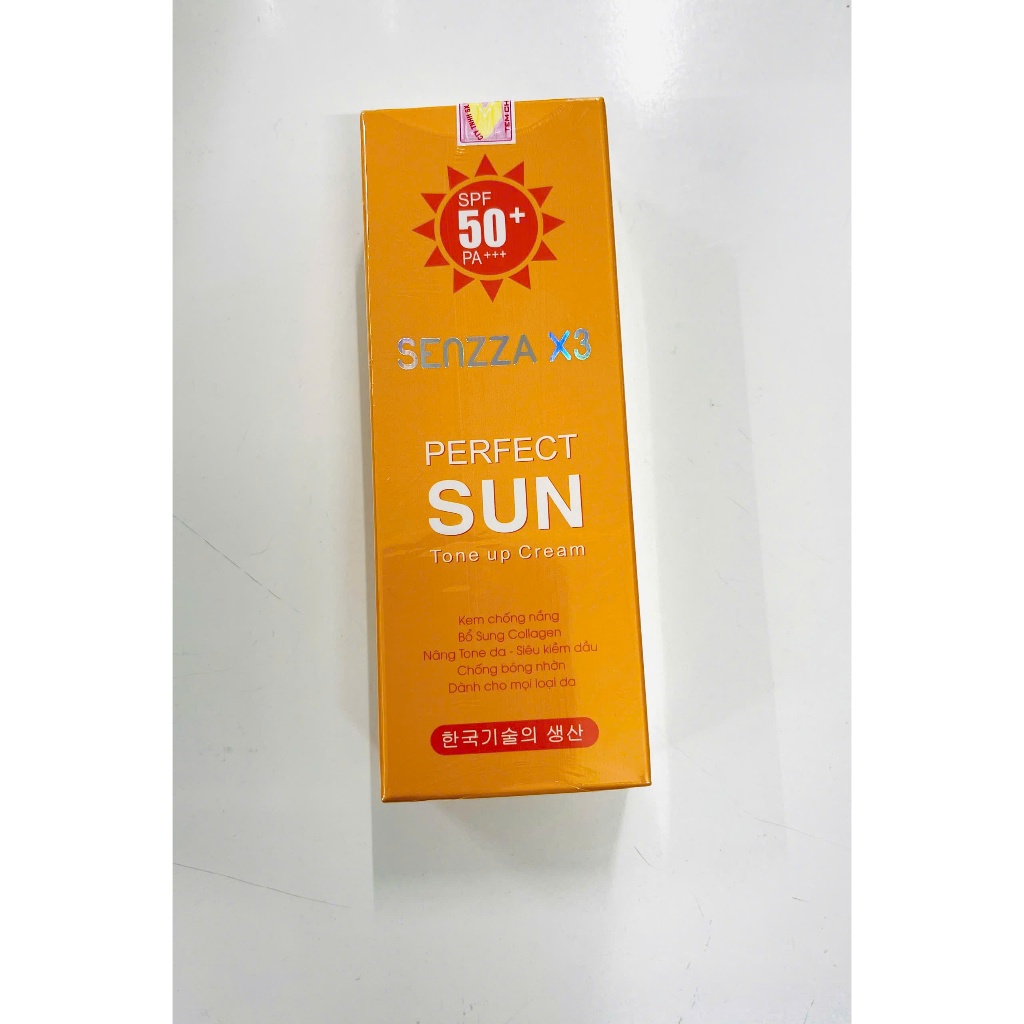Kem Chống Nắng SENZZA X3 Perfect (SPF 50+) 50g, SENZZA X3 Sunscreen (SPF 50+) 50g