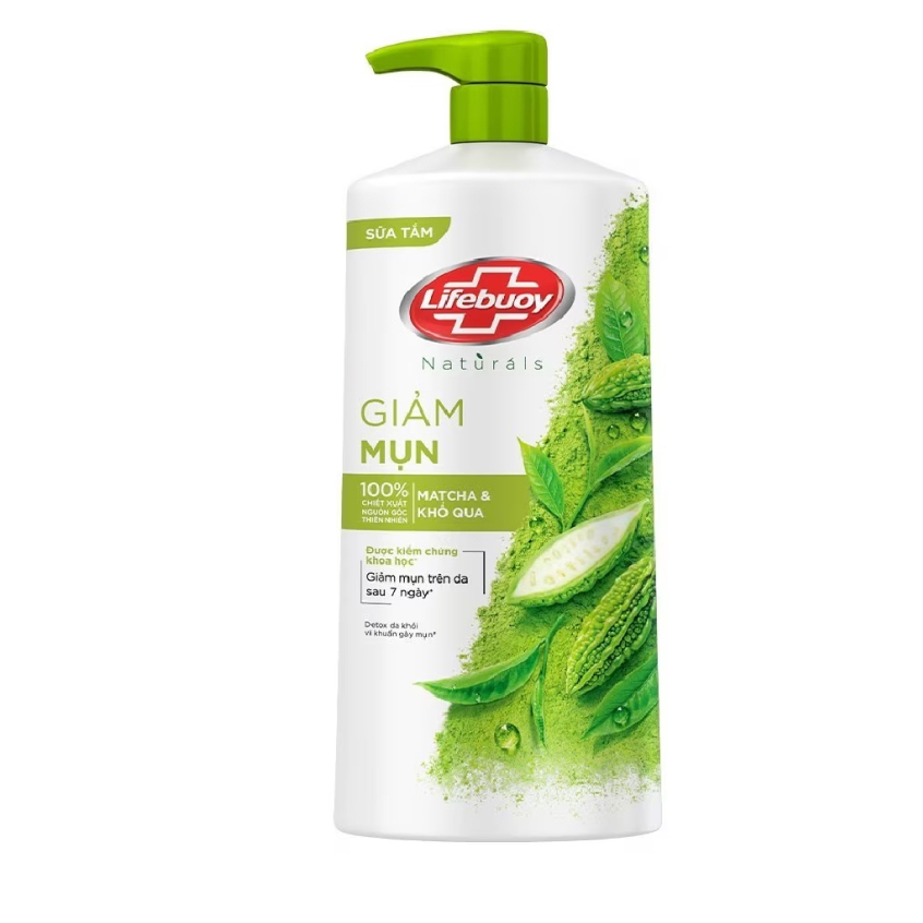 SỮA TẮM LIFEBUOY DETOX MATCHA VÀ KHỔ QUA 800G