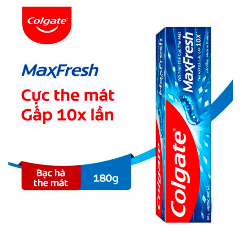 Kem đánh răng Colgate MaxFresh hương bạc hà 180g