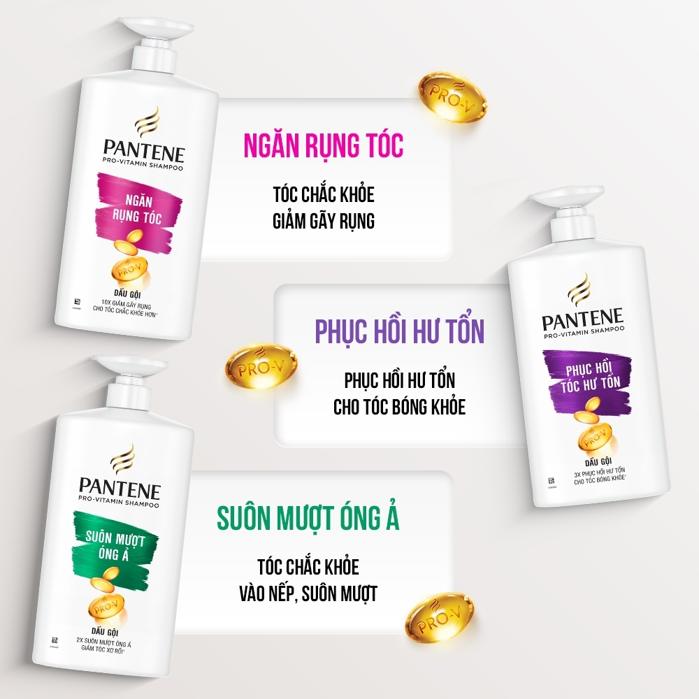 Dầu Gội Pantene Total Damage Care Phục Hồi Hư Tổn 650ml