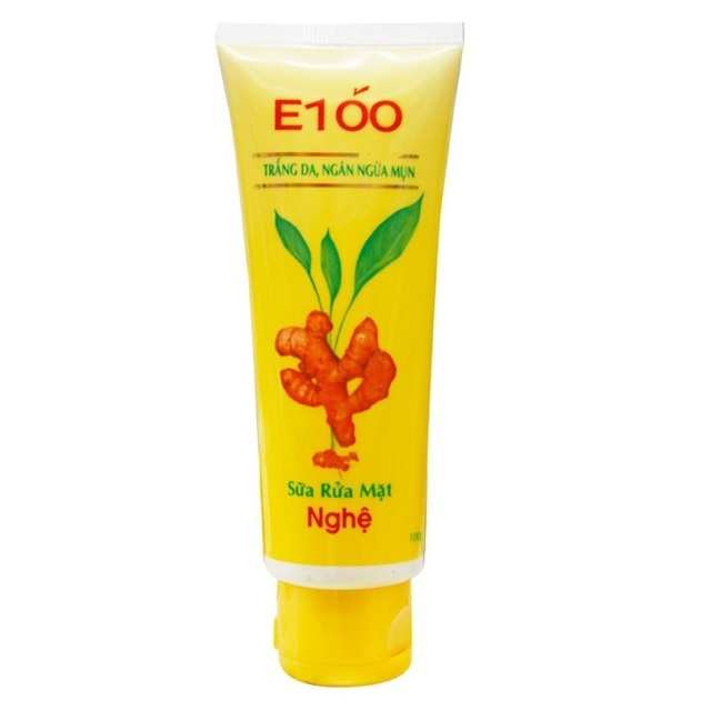 Sữa Rửa Mặt E100 Nghệ Sạch Mụn 100g