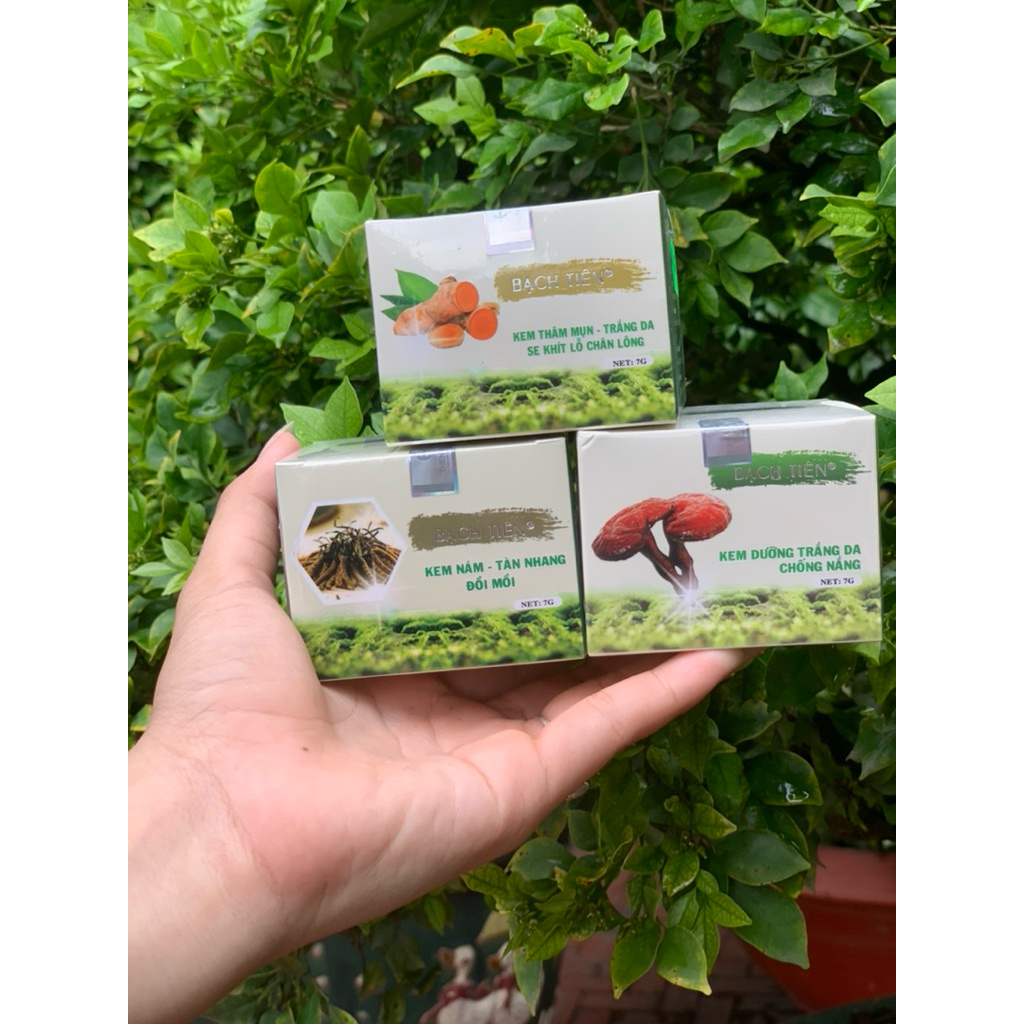 Kem Trắng Da BẠCH TIÊN Nhân Sâm-Nghệ Vàng