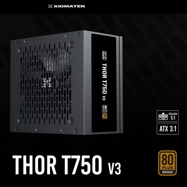 Nguồn Xigmatek Thor T750 V3 750W | 80 Plus Bronze
