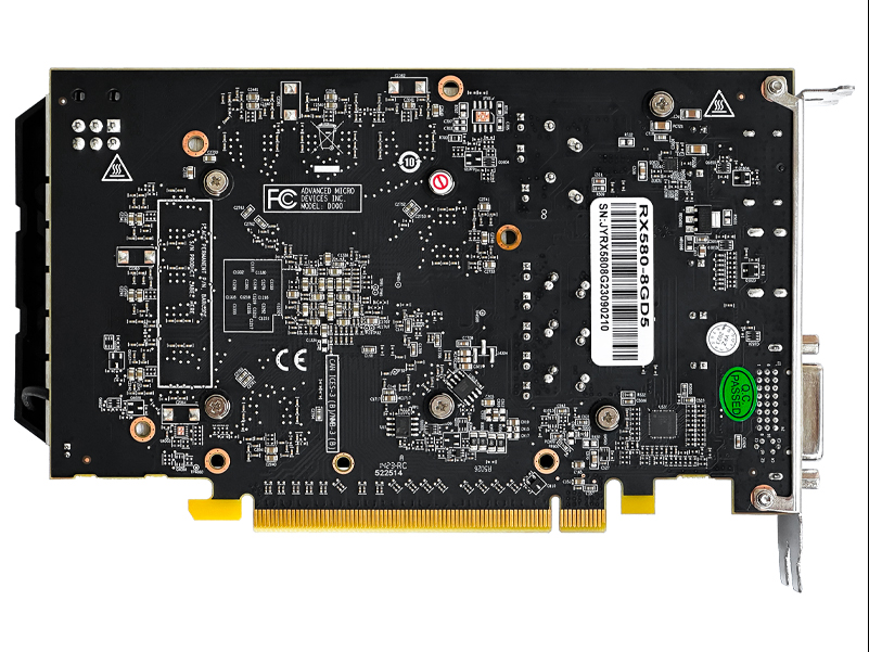 VGA AMD JGINYUE RX580 8GB 256BIT (8GB/ 2048SP/GDDR5/ HDMI /DP)