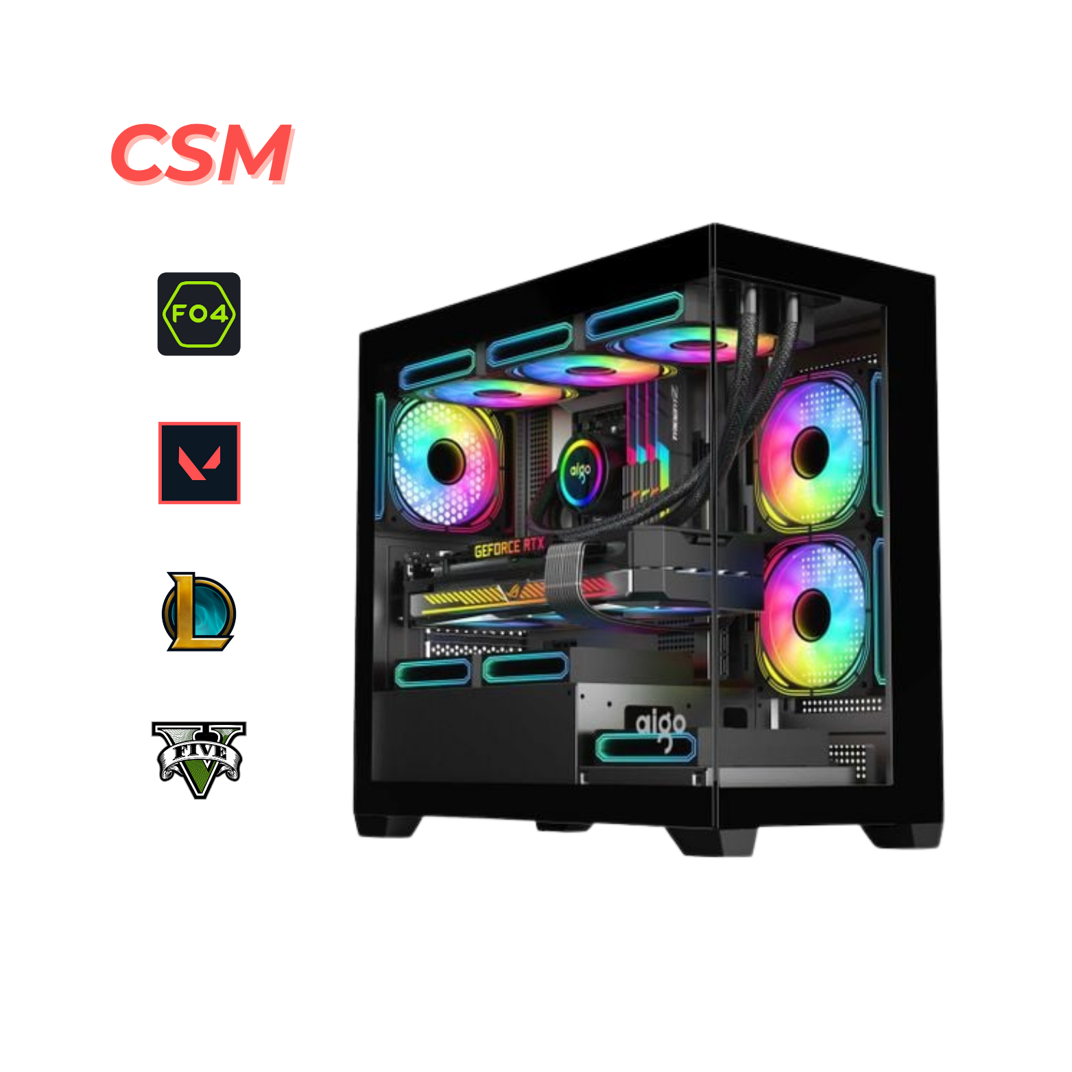 PC Gaming Core I5 12400F| Ram 16G| 1060 3GB| NVME 256G