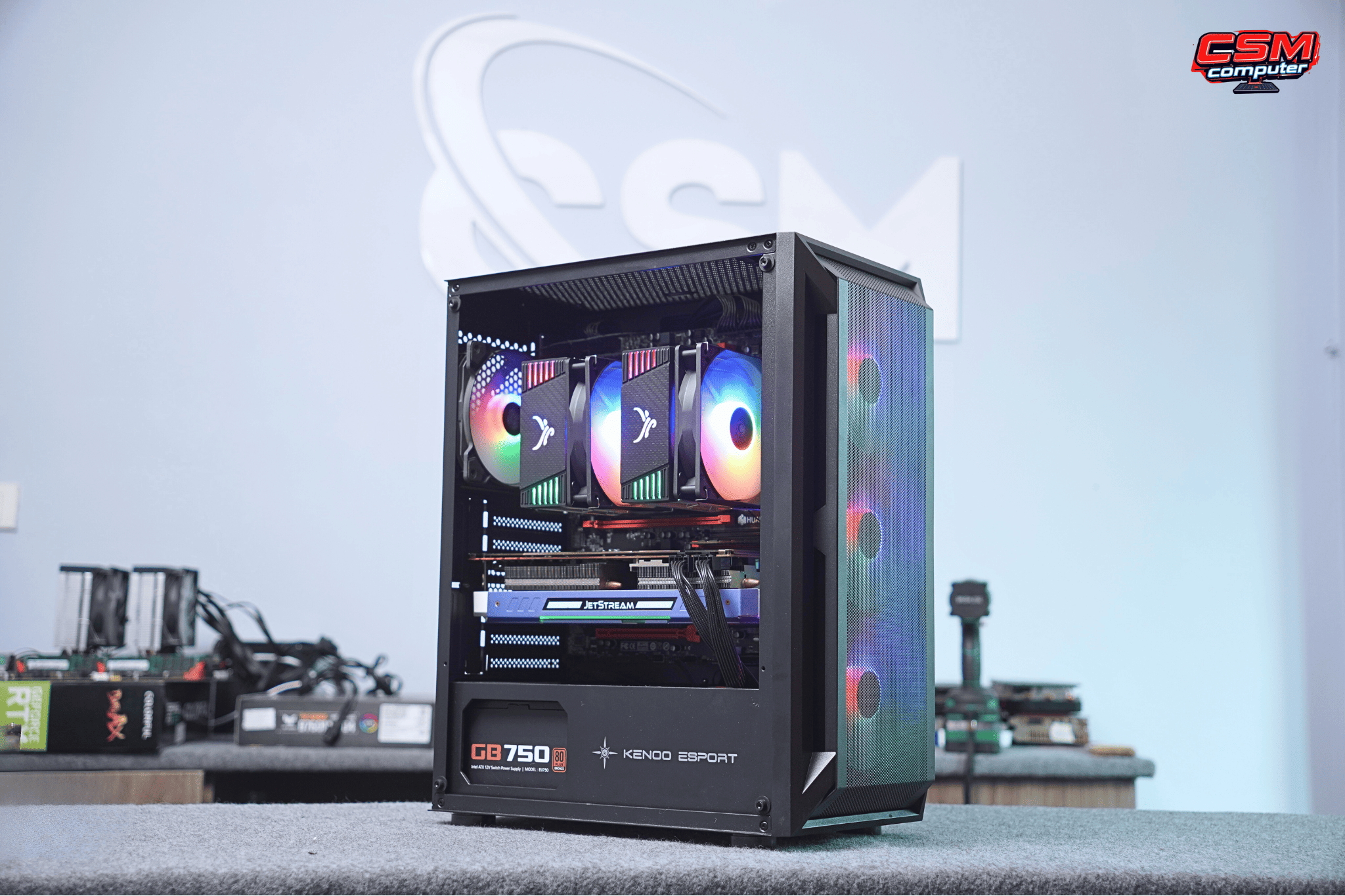 Dual Xeon PC Xeon E5-2680v4 I Ram 128G | Main huananzhi F8D|RX580 8GB I NVME 256GB