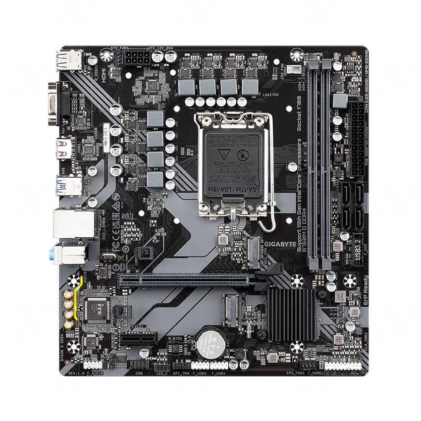 MAIN GIGABYTE B760M D DDR4 (INTEL B760/ LGA 1700/ M-ATX/ 2 KHE RAM)