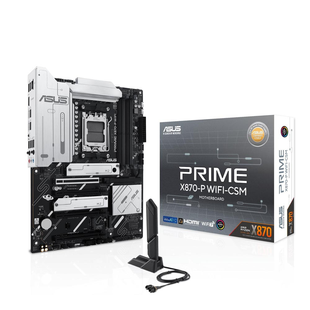 MAIN ASUS PRIME X870-P WIFI-CSM DDR5 (AMD X870/ SOCKET AM5/ ATX/ 4 KHE RAM)