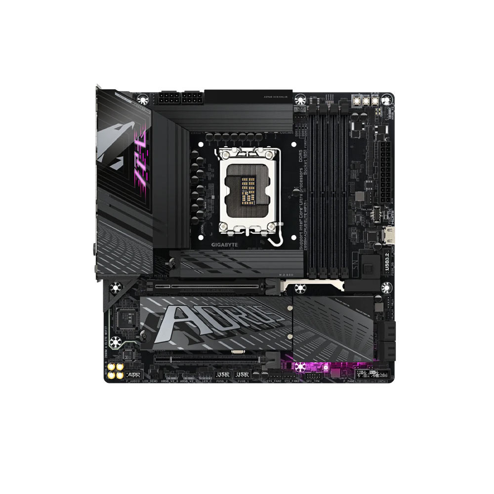 MAIN GIGABYTE Z890M AORUS ELITE WIFI7 DDR5 (INTEL Z890/ SOCKET 1851/ M-ATX/ 4 KHE RAM)
