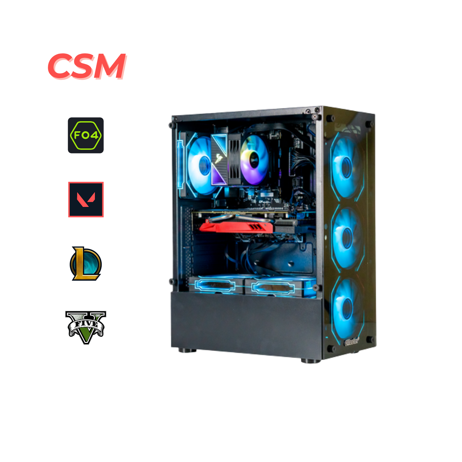 PC Gaming Core I5 11400F| Ram 16G| 1060 6GB| NVME 512G
