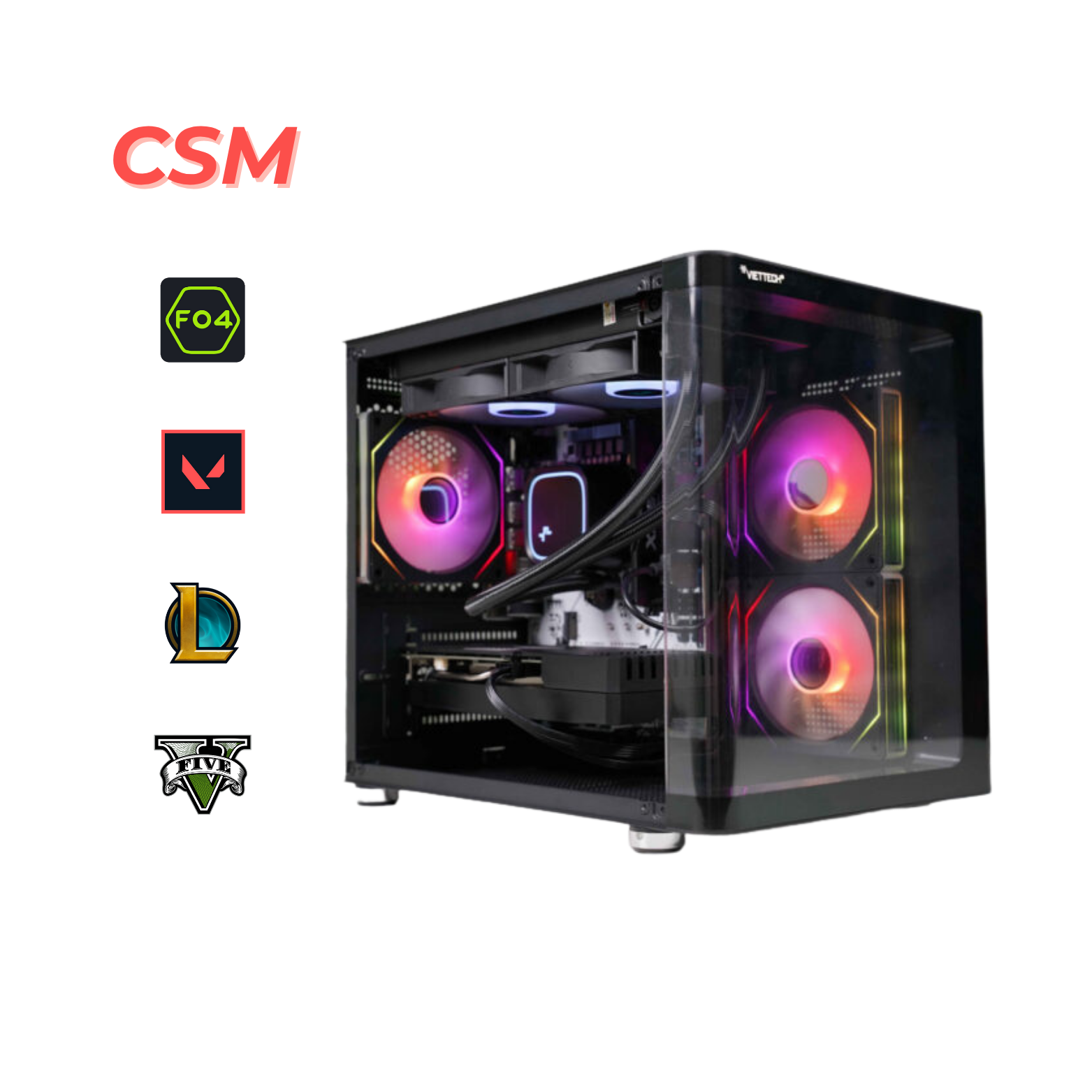 PC Gaming Core I5 12400F| Ram 16G| 3060 12GB Colorful| NVME 256G