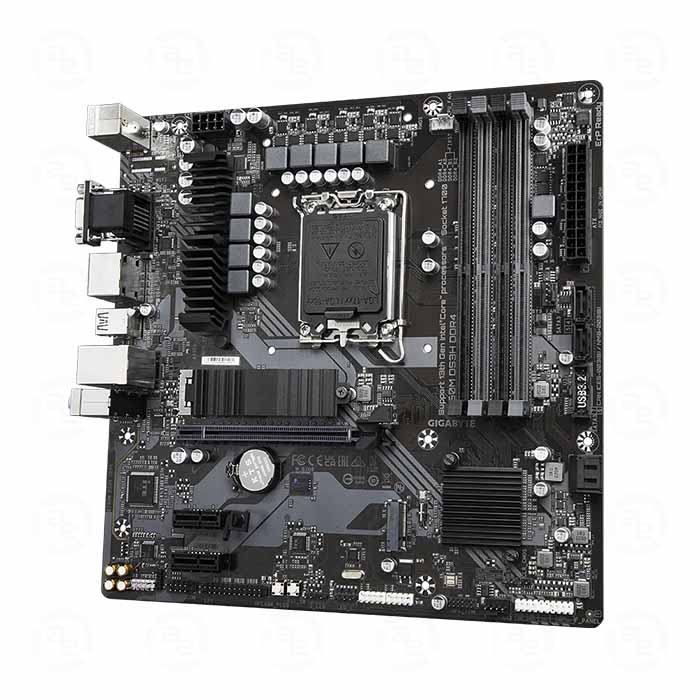 MAINBOARD GIGABYTE B760M DS3H DDR4 (INTEL B760/ LGA 1700/ M-ATX/ 4 KHE RAM/ DDR4/ LAN)