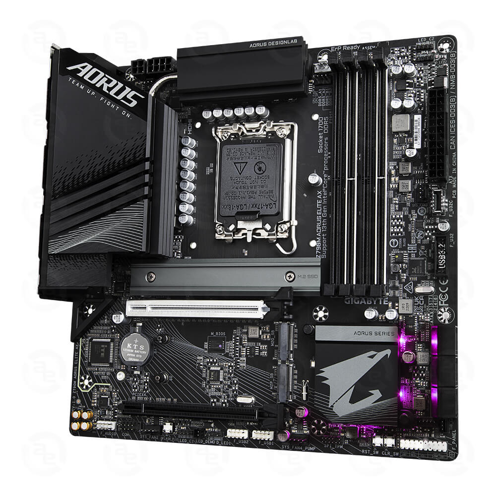 MAINBOARD GIGABYTE Z790M AORUS ELITE AX DDR5 (WIFI 6E+BLUETOOTH)