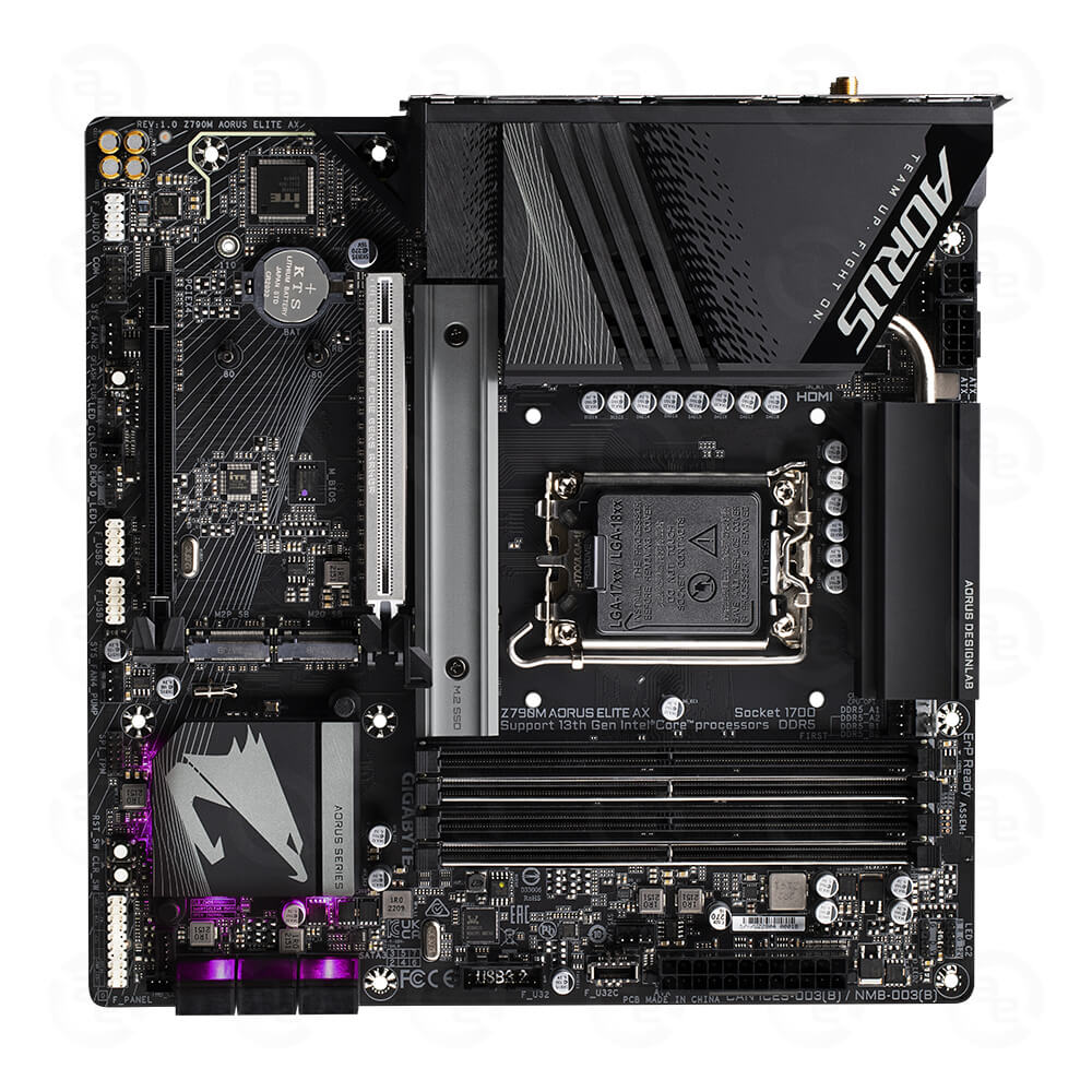MAINBOARD GIGABYTE Z790M AORUS ELITE AX DDR5 (WIFI 6E+BLUETOOTH)