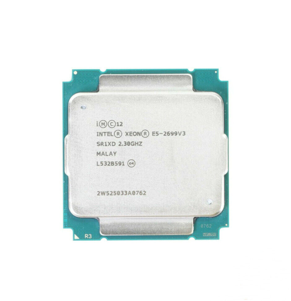 Intel Xeon E5-2699 V3 (2.3 GHz, 45 MB, 18C/36T, 145 W, LGA 2011-3)