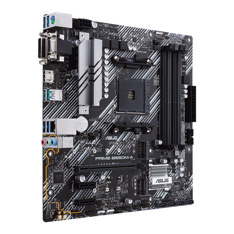 MAIN ASUS PRIME B550M-A (AMD B550, SOCKET AM4, M- ATX, 4 KHE RAM DDR4)