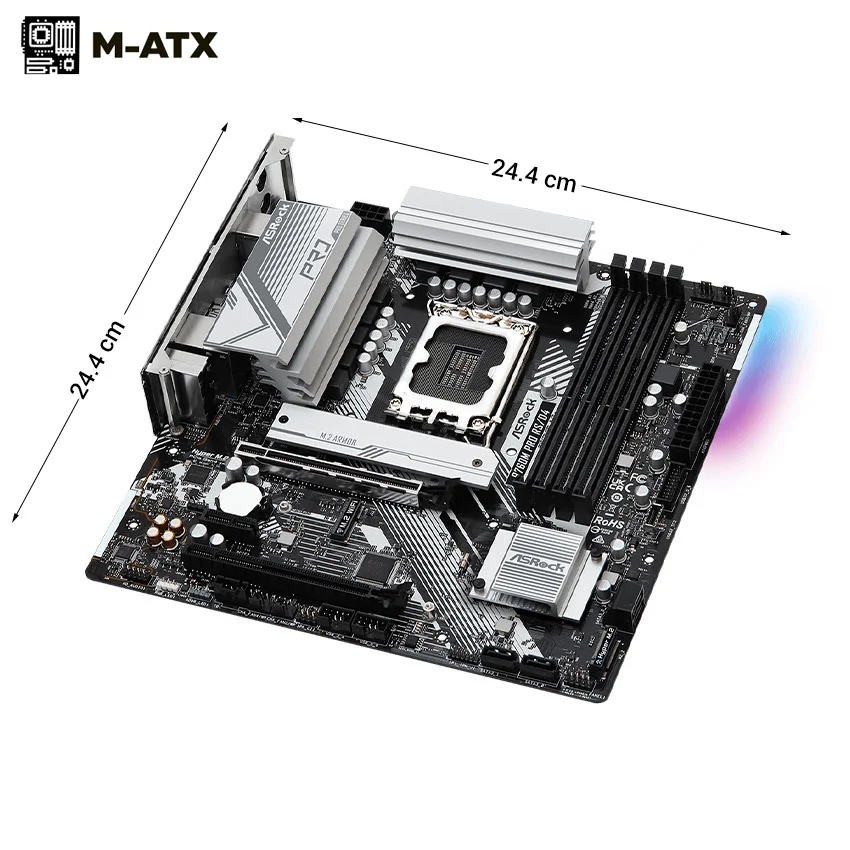Mainboard ASROCK B760M PRO RS DDR4( Hỗ trợ tốt nhất dòng CPU Core I5 14500 trở lại )