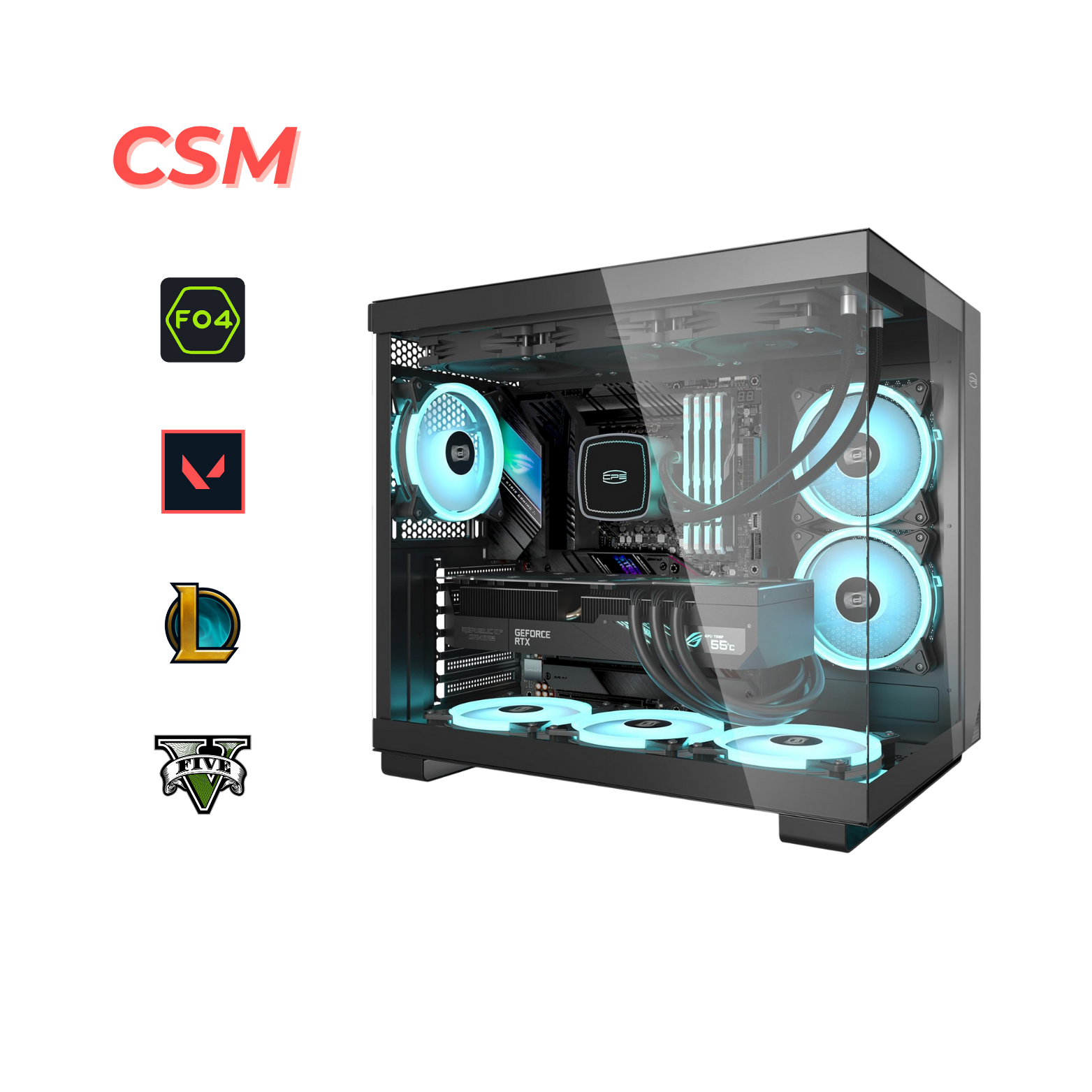 PC Gaming Core I5 12400F| Ram 16G| 1060 6GB| NVME 256G