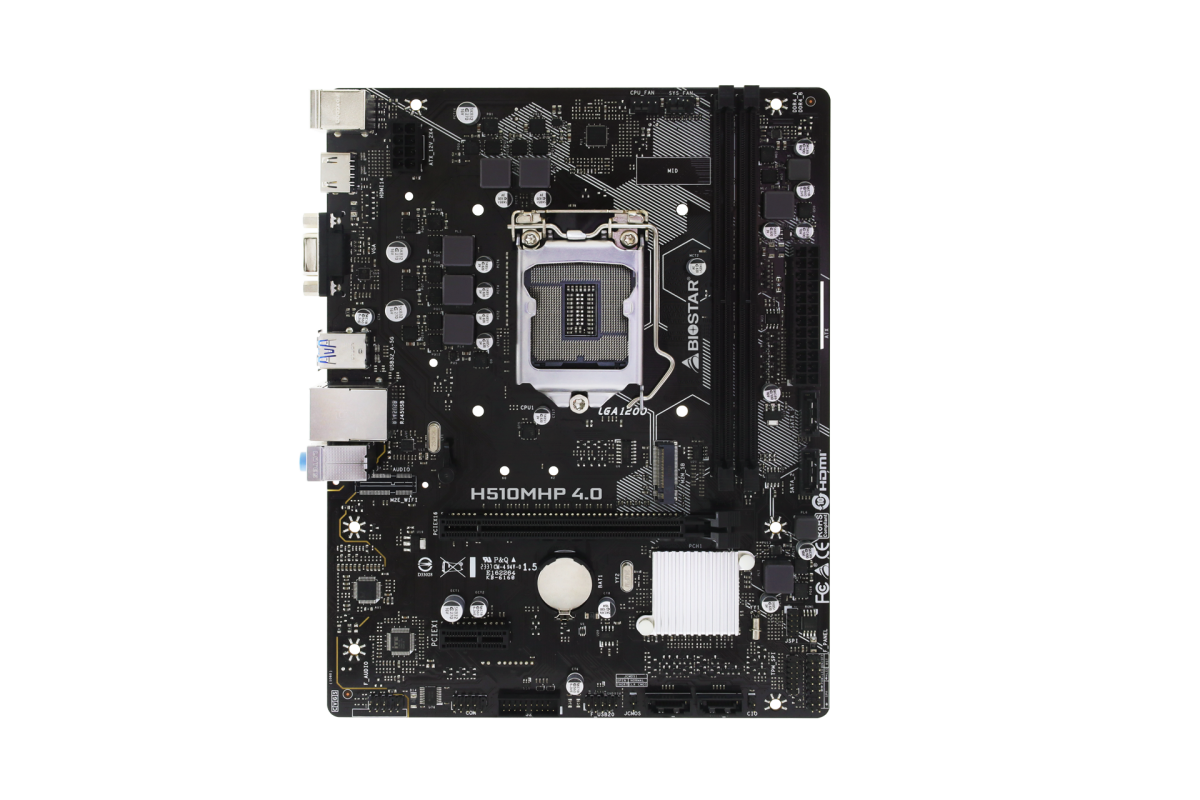 MAIN BIOSTAR H510MHP 4.0 (INTEL H510/ SOCKET 1200/ M-ATX, 2 KHE RAM DDR4)