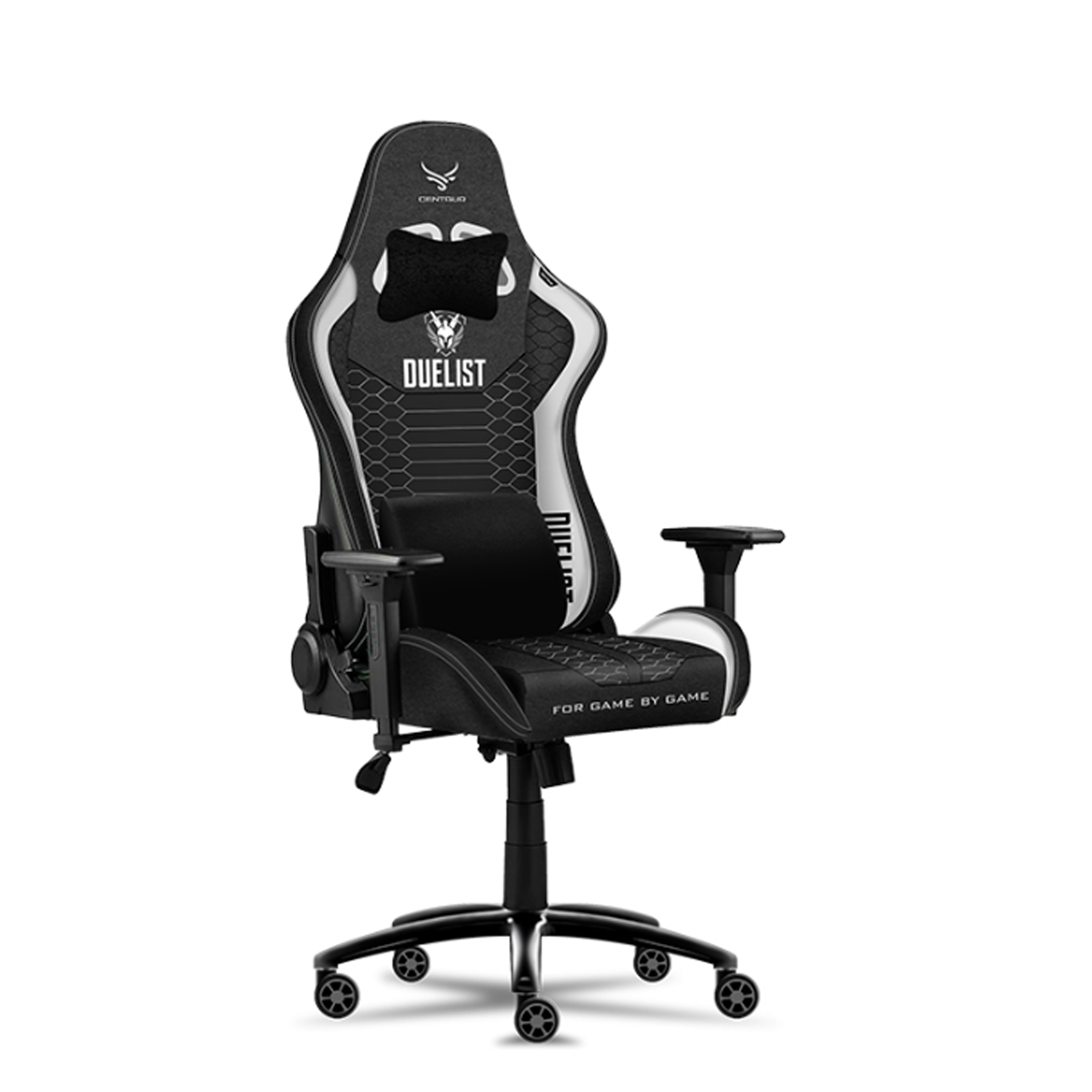 GHẾ GAMING CENTAUR DUELIST ĐEN TRẮNG
