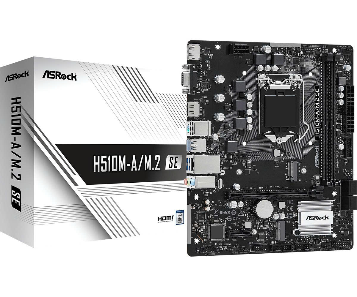 Main ASROCK H510M-HDV/M.2 SE NEW FULL BOX