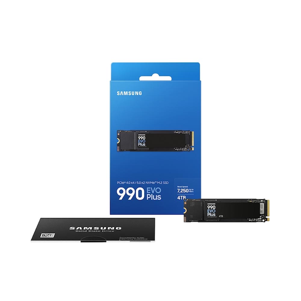 SSD Samsung 990 EVO Plus 4TB PCIe 4.0 x4 / PCIe 5.0 x2 NVMe V-NAND M.2 2280 MZ-V9S4T0BW