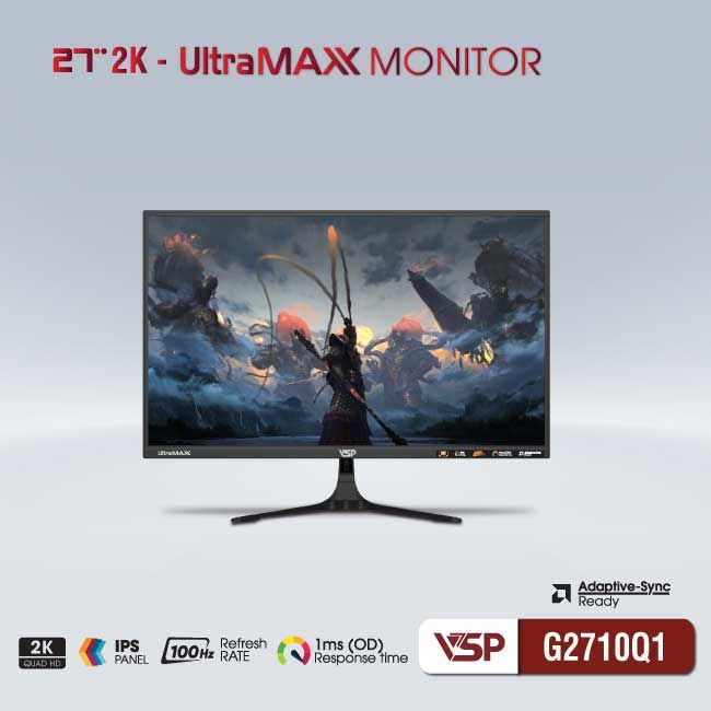 Màn hình VSP G2710Q1 27/inch/2K/IPS/100Hz