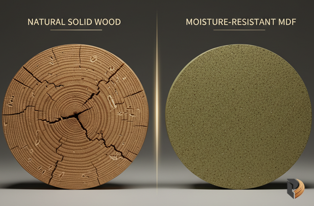 Gỗ công nghiệp MDF lõi xanh có khả năng chống mối mọt vượt trội so với gỗ tự nhiên nhờ thành phần keo và phụ gia