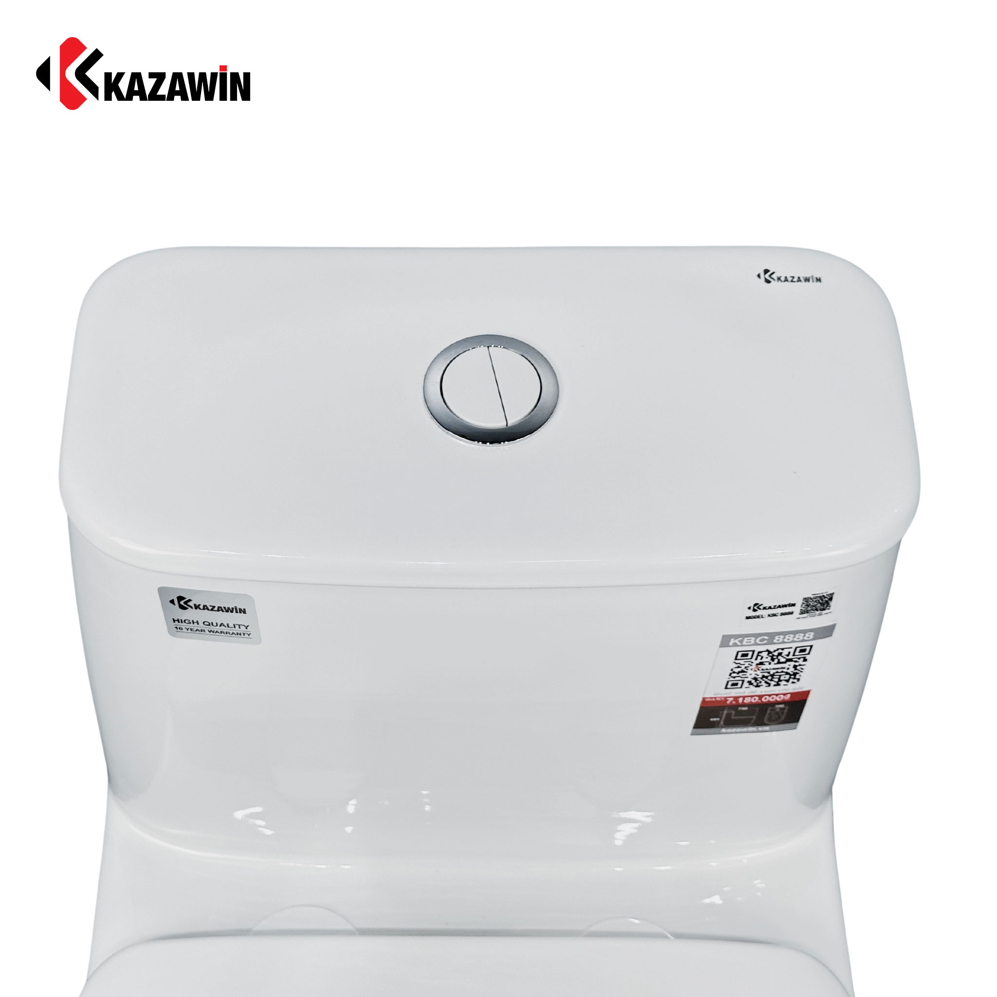 Bồn Cầu Một Khối KAZAWIN KBC 8888