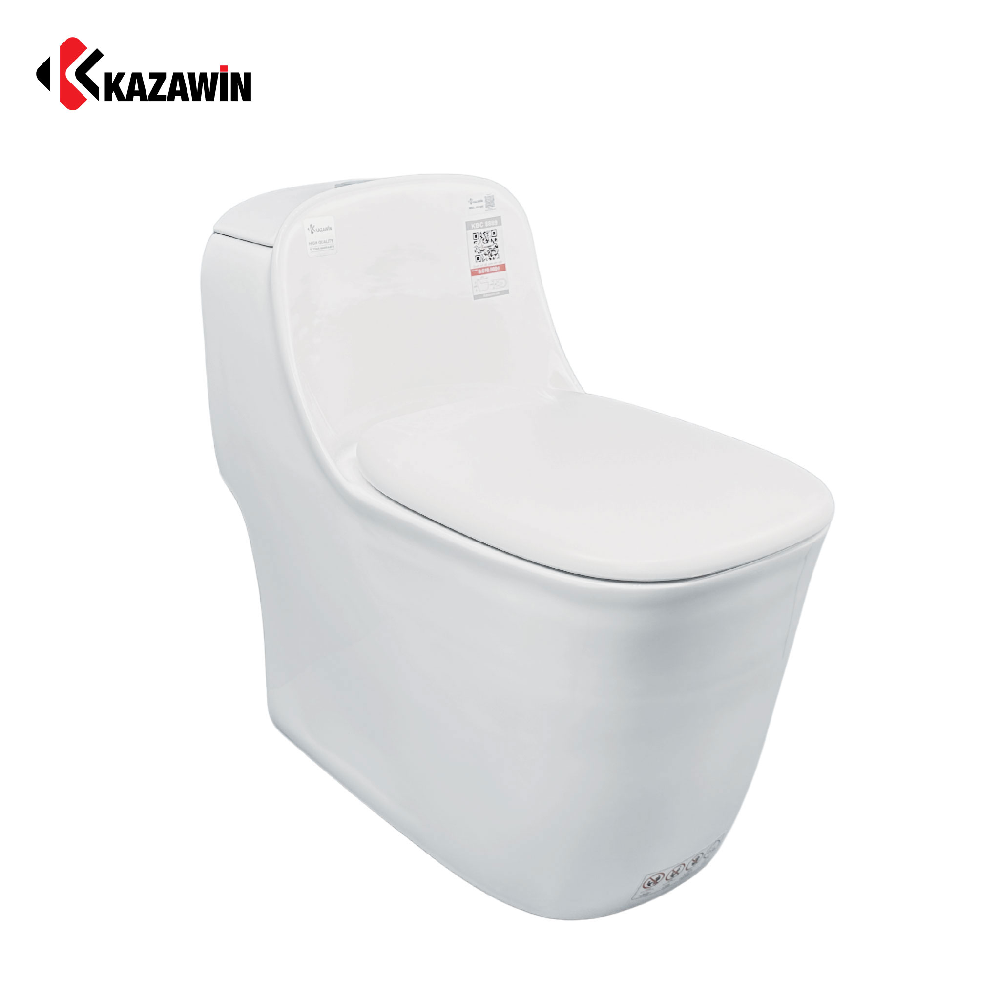 Bồn Cầu Một Khối KAZAWIN KBC 8889