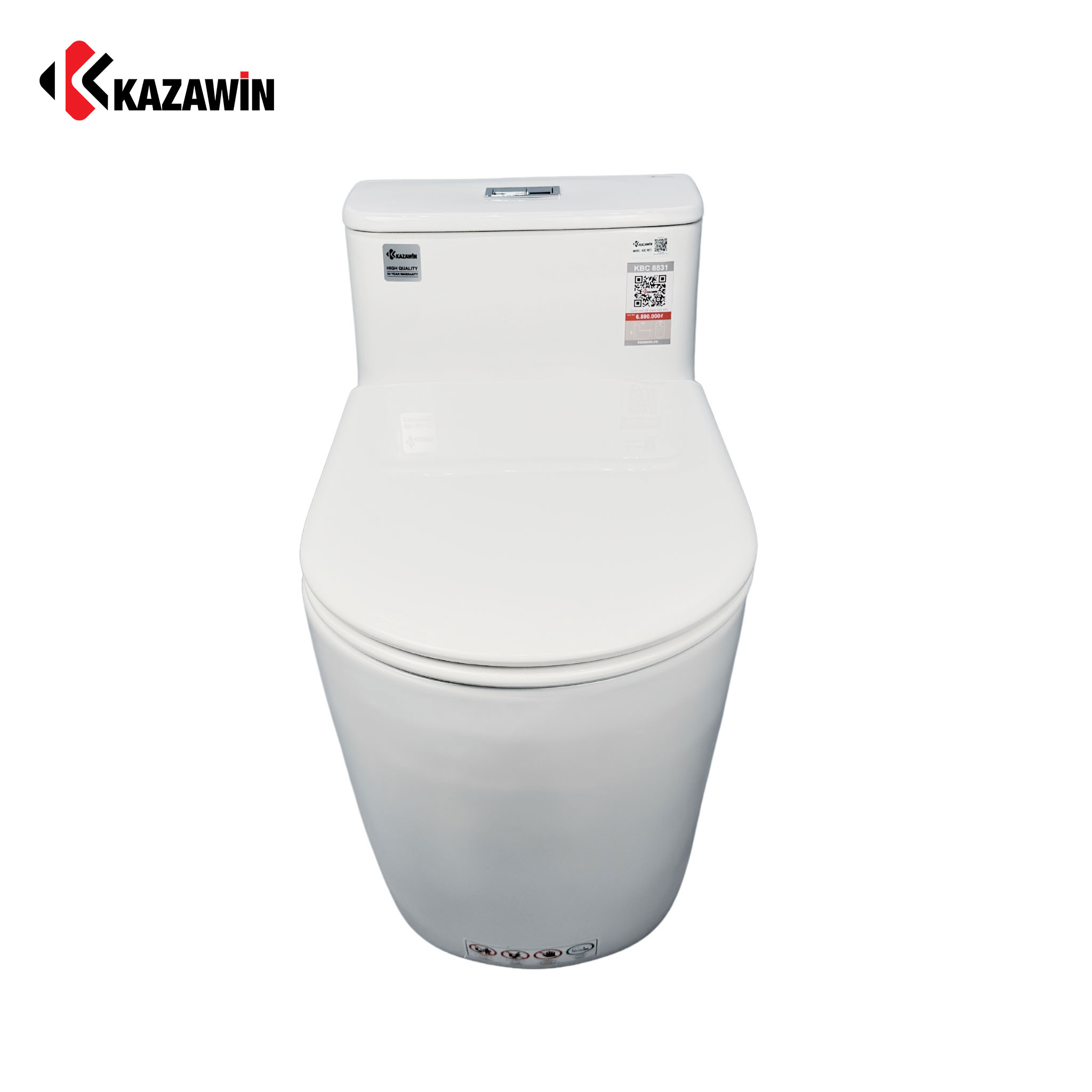 Bồn Cầu Một Khối KAZAWIN KBC 8831