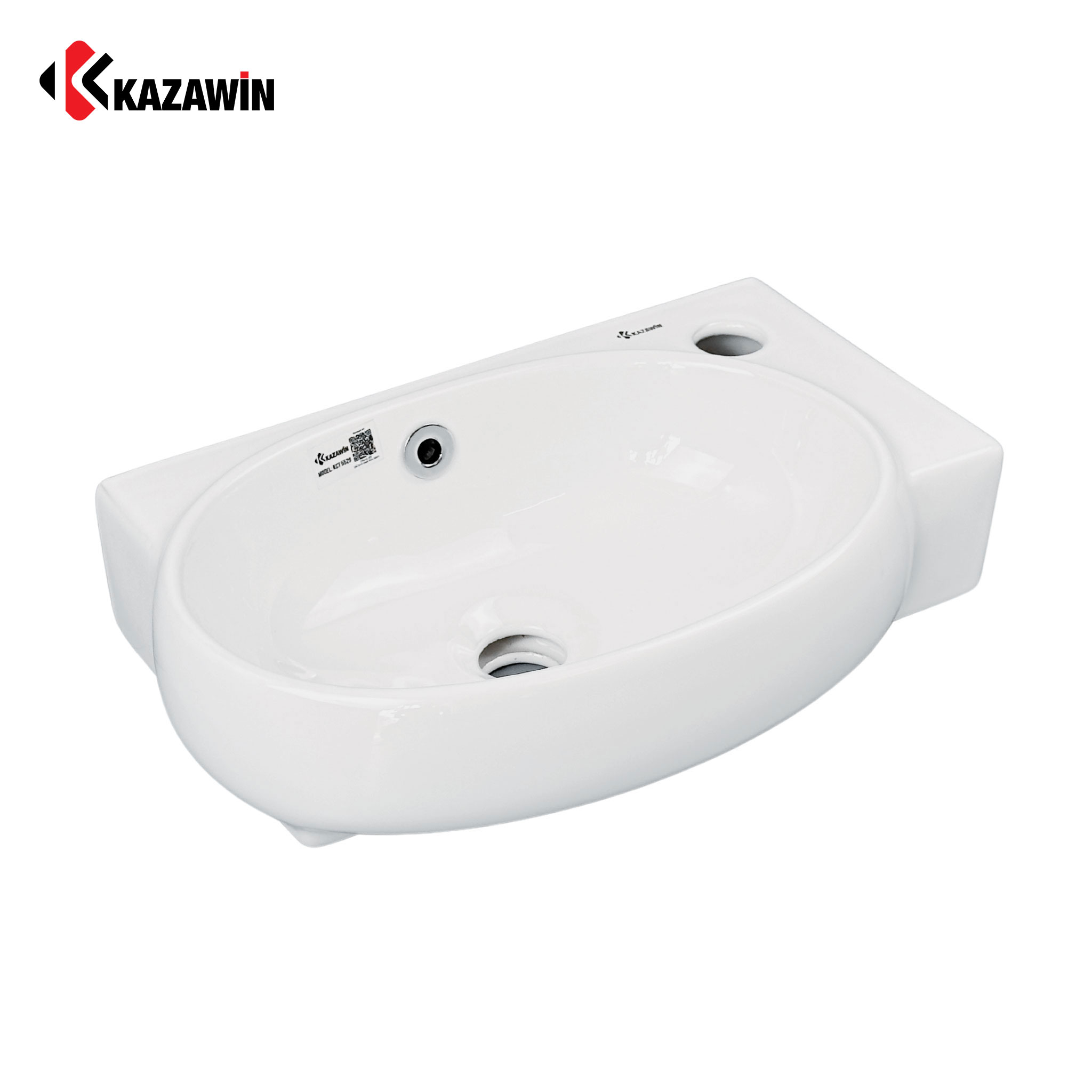 Chậu Rửa Mặt Lavabo Treo Góc Tường KAZAWIN KCT 5529
