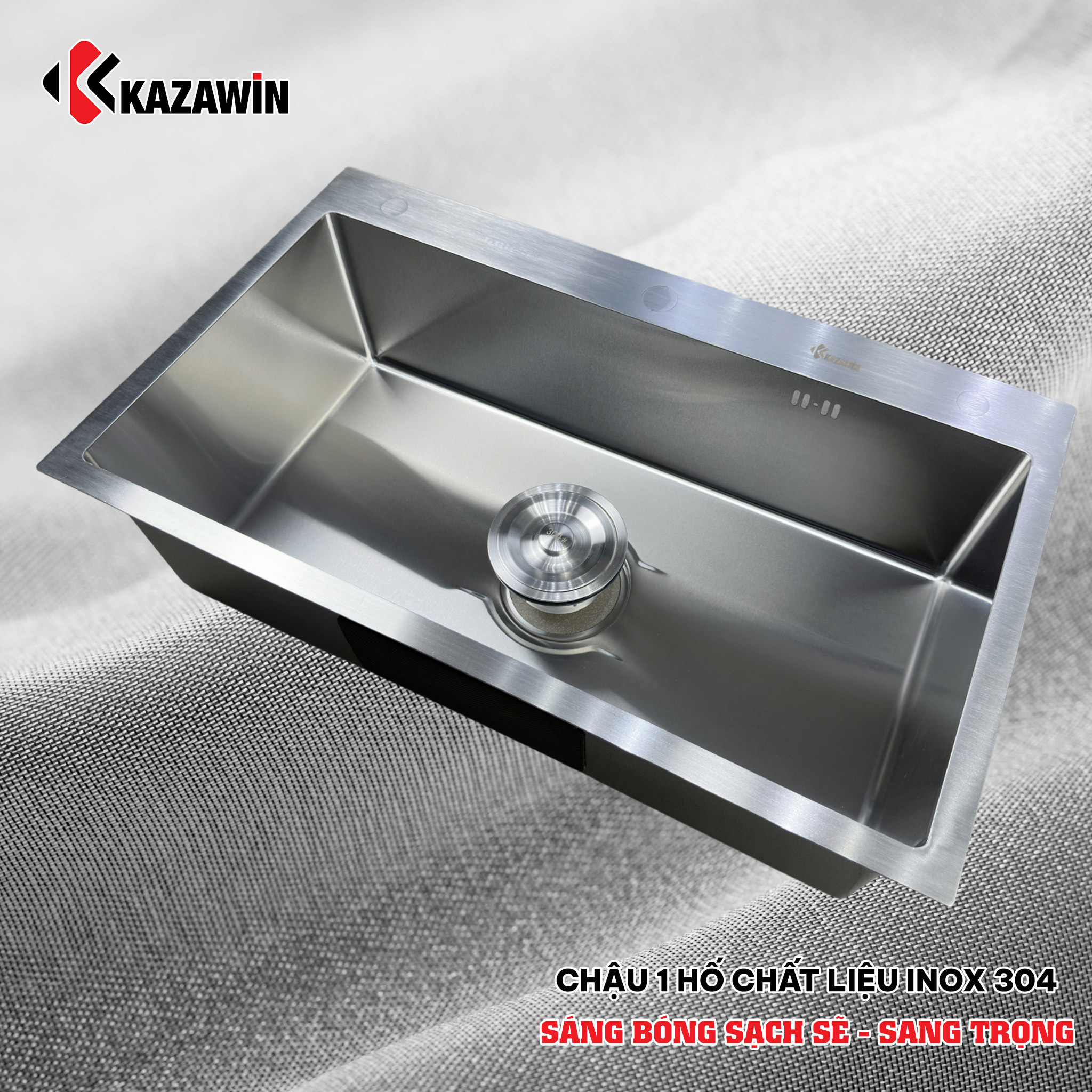 Chậu Rửa Bát 1 Hố Bóng Mờ KCRB 7803