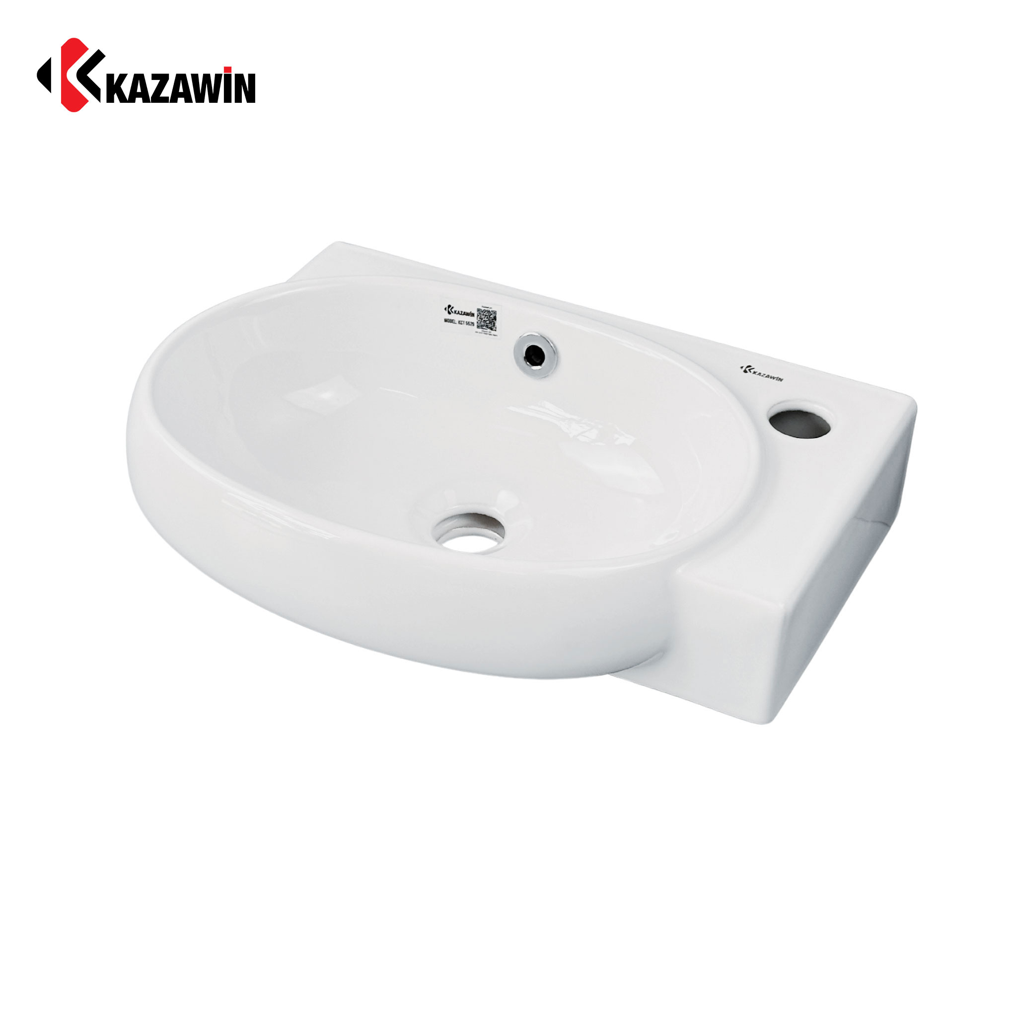 Chậu Rửa Mặt Lavabo Treo Góc Tường KAZAWIN KCT 5529