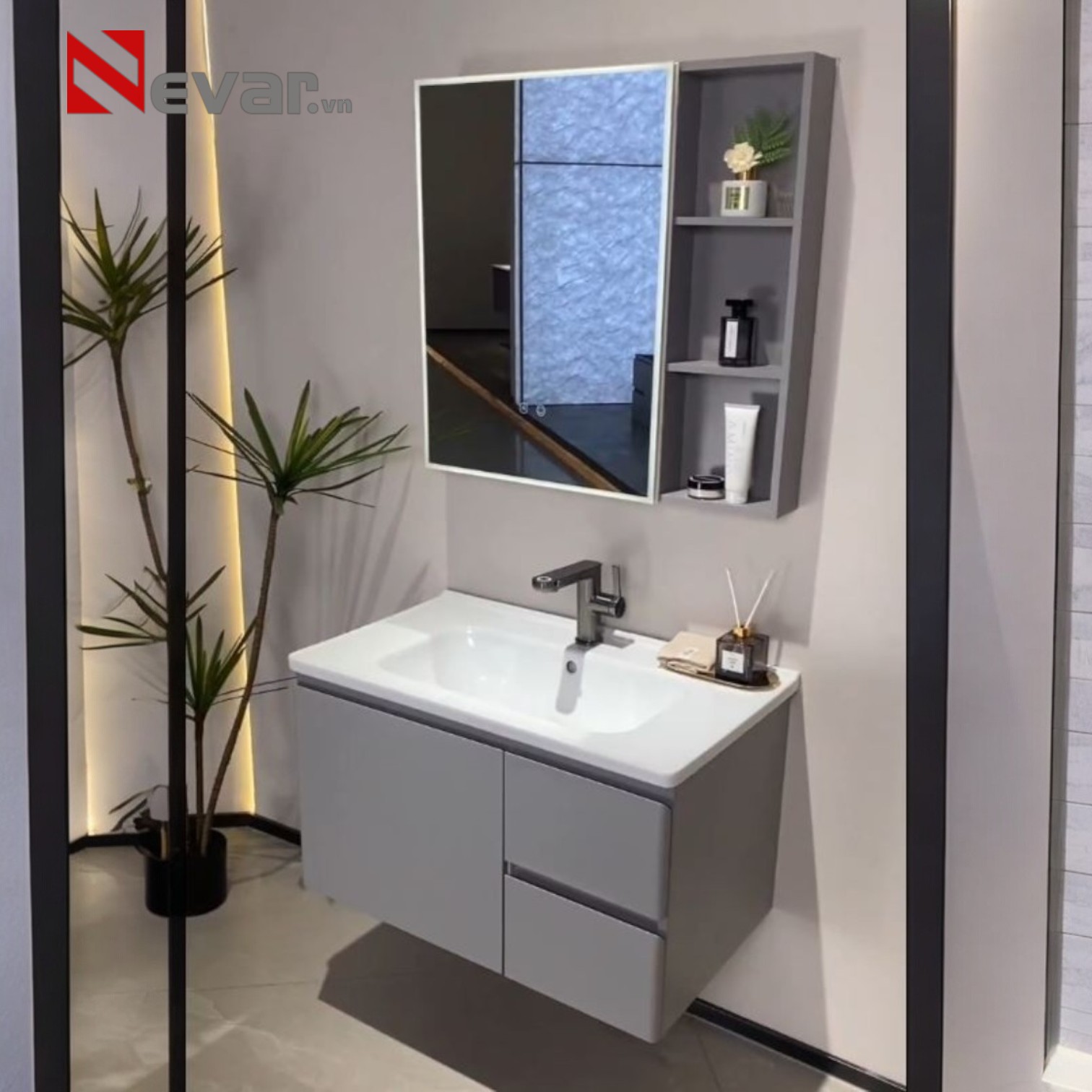 Tủ Chậu Inox NEVAR SUS-296