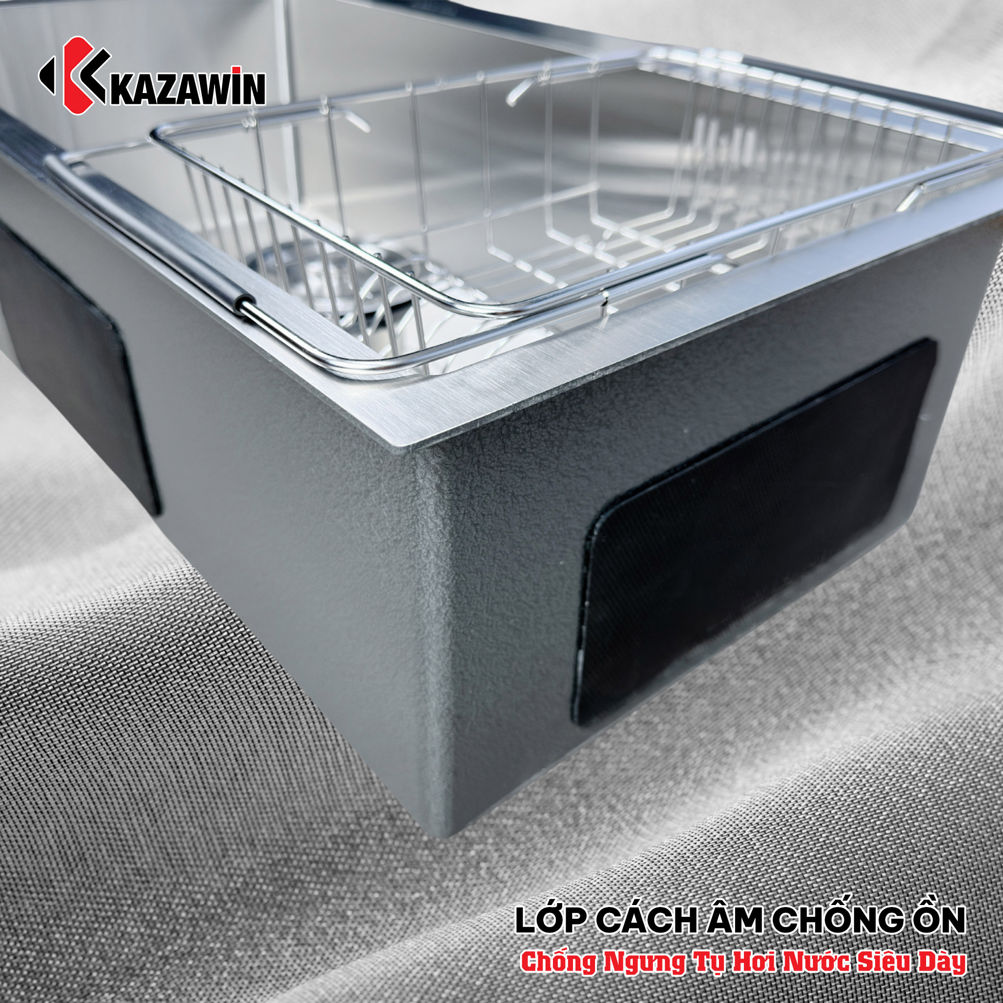 Chậu Rửa Bát 1 Hố Bóng Mờ KCRB 7803