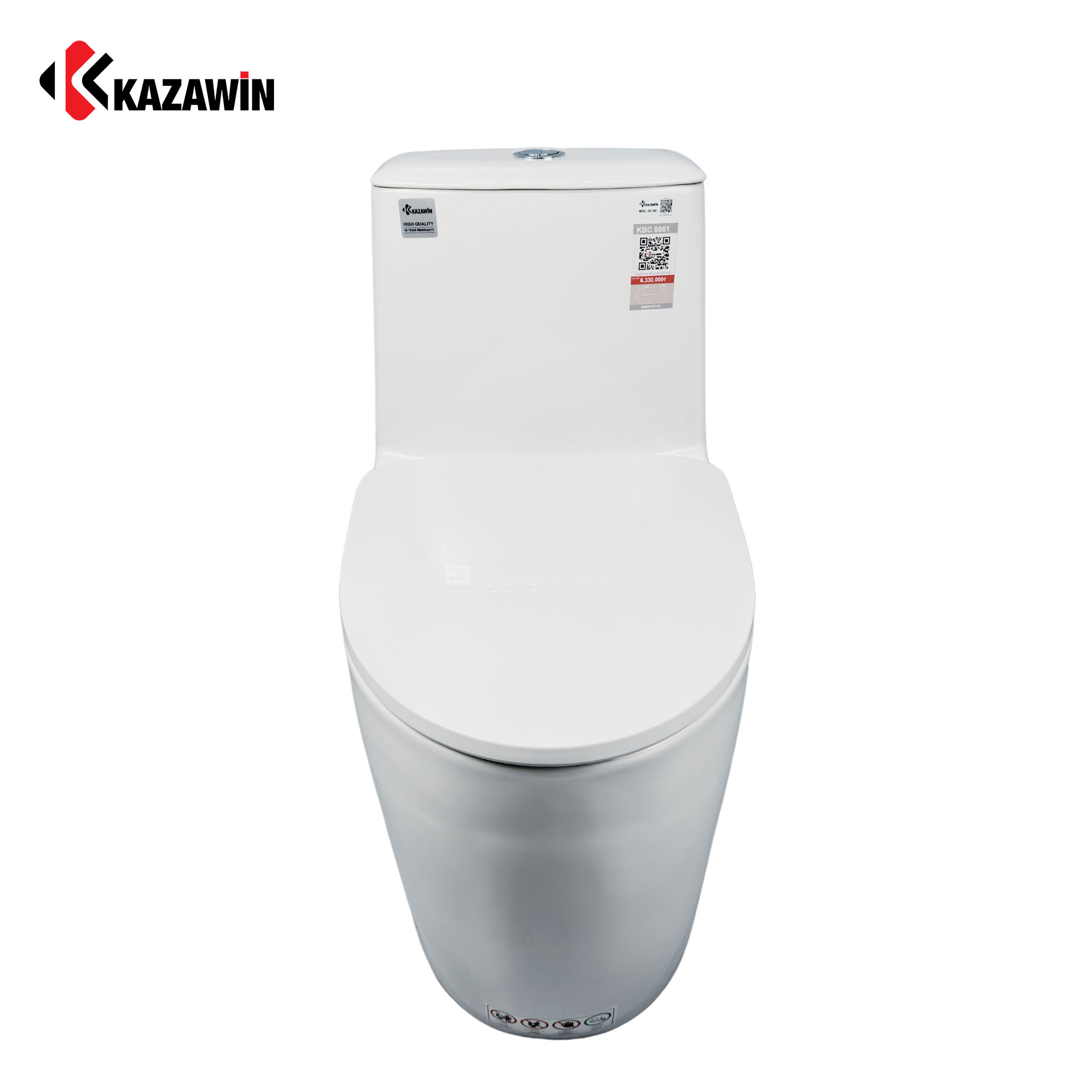 Bồn Cầu Một Khối KAZAWIN KBC 8861