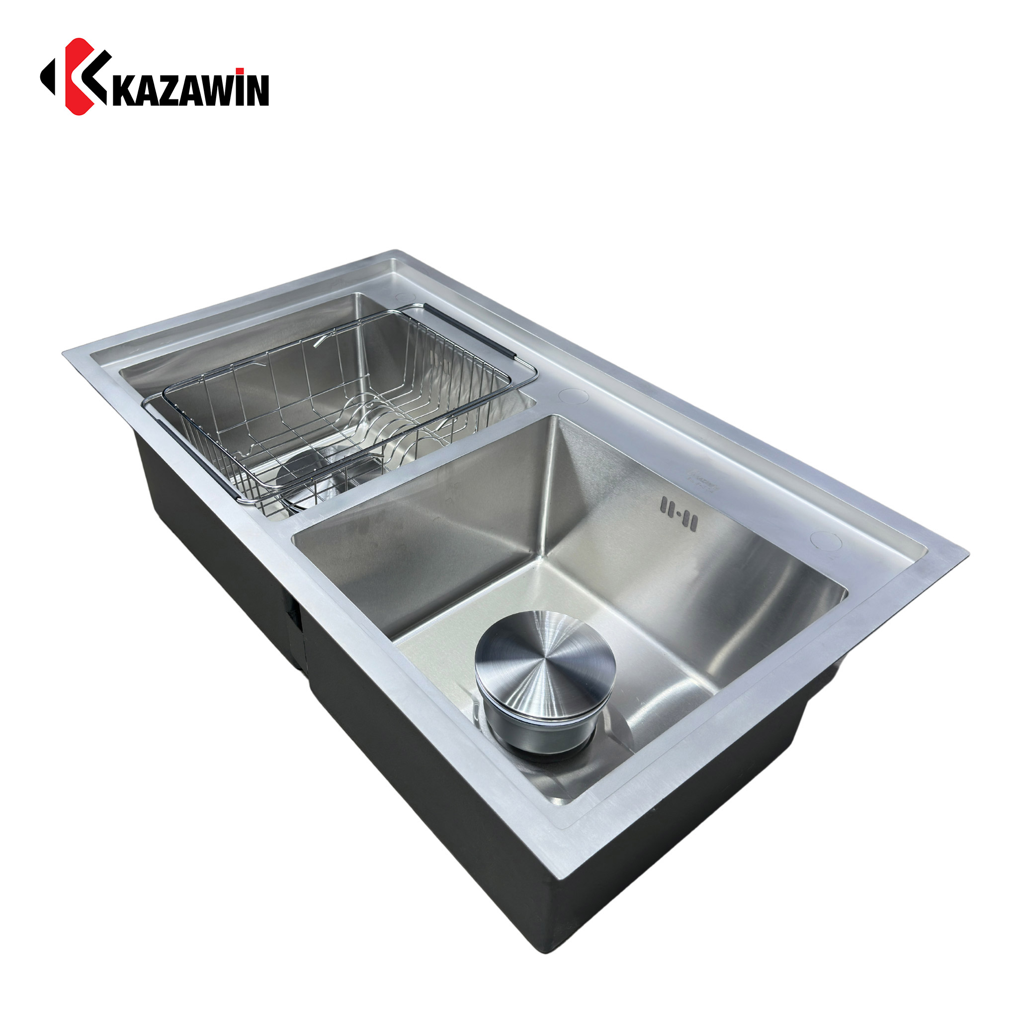 Chậu Rửa Bát 2 Hố Cân Bóng Mờ KCRB 8602